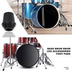 BQLZR Bass Drum Rubber Feet with Washers - 4 Pack
