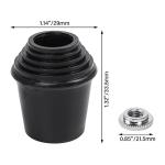 BQLZR Bass Drum Rubber Feet with Washers - 4 Pack