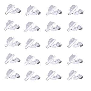 20pcs Iron Bass Drum Claw Hooks - Silver