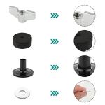 12 Drum Cymbal Felts and Washers Set