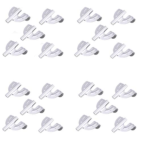 Bass Drum Claw Hook 20pcs Iron Drum Claw Hook for Bass Drum Parts Accessories，Silver