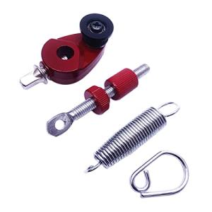 Jiayouy 4pcs Drum Foot Pedal Spring Cam Assembly for Precussion Instrument Replacement Parts (Red)