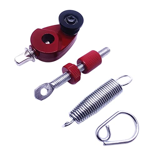 Jiayouy 4pcs Drum Foot Pedal Spring Cam Assembly for Precussion Instrument Replacement Parts (Red)