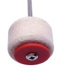 TUOREN Red Bass Drum Beater for Kick Pedal