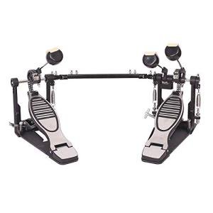 Ochine Double Bass Drum Pedal Kick Bass Drum Pedals Drum Kit Pedals Heavy Duty Double Bass Drum Pedal Double Chain Foot Percussion Hardware Adjustable Power Cam System for Beginner and Pro Drummers