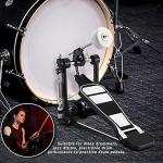 Facmogu Single Bass Drum Pedal with Beater & Key