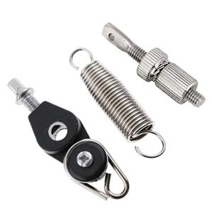 TUOREN 1 Set Complete Spring Assembly Bass Drum Foot Pedal Tension Spring Percussion Hardware Part With Spring Cam Pulley Hook Tensioner