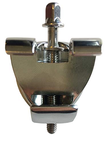 Cowbell Mount Bracket - Tom Hoop Clamp for Cowbell, Jam Block, Tambourine, Splash Cymbal