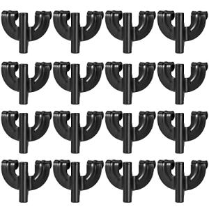 Facmogu 16PCS Drum Claw Hook, Bass Drum Claw Hook for Bass Drum Replacement, Percussion Claw Hooks for Bass Drum Percussion Instrument Replacement Hardware Pack - Black