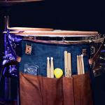 Leather Drumstick Bag with Floor Tom Hooks