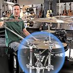 Gibraltar 9713PM Double-Braced 3-Mount Drum Stand