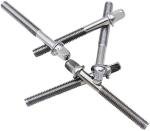 TUOREN 12-Pack Stainless Steel Drum Tension Rods