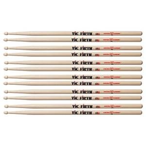 Vic Firth 6-Pair American Classic Hickory Drum Sticks Wood 7A
