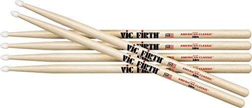 Vic Firth 3-Pair American Classic Hickory Drumsticks Nylon 5B
