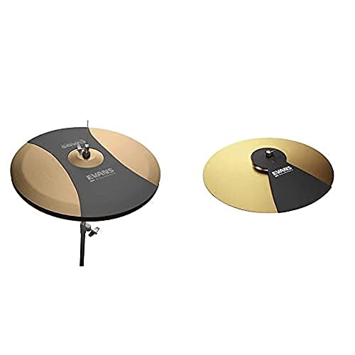 EVANS SO-CYM Sordina SoundOff per Piatto + SO14HAT Sordina SoundOff per Hi-Hat, 14"