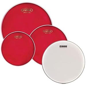 Evans Red Hydraulic Drum Pack with Coated Snare