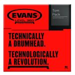 Tompack Evans Black Chrome Fusion Drum Sizes 10"-14