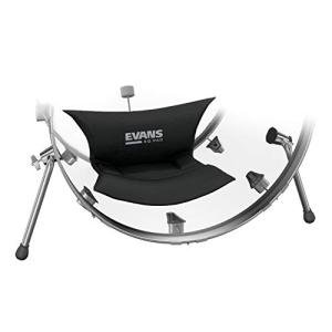 Evans EQ Pad Bass Drum Dampeners - Bass Drum Sound Dampening - Attaches to Drum Shell - Adjustable, Hinged - Controls Attack & Sustain - Great for Close Drum Mics - 1 Multi-Use Pad