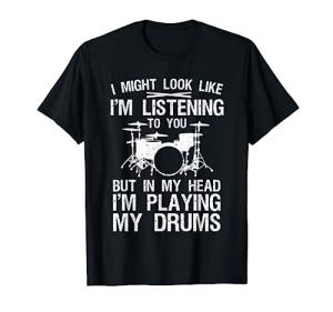 Drummer Art T-Shirt for Percussion Lovers