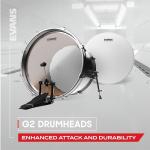 Evans G2 Clear Fusion Drumset Pack with Snare