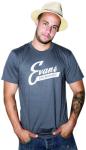 Evans Vintage Logo Tee, Gray, Large
