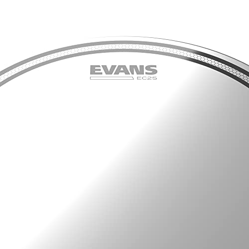 Evans EC2S Clear Standard Pack (12", 13", 16") with 14" HD Dry Snare Batter (EPP-EC2SHDD-S)