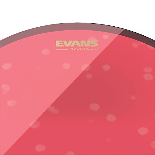 Evans Hydraulic Drum Heads - TT10HR - Red, 10 Inch