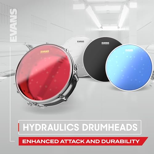 Evans Hydraulic Drum Heads - TT10HR - Red, 10 Inch
