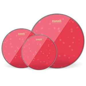 Evans Hydraulic Red Fusion Pack (10", 12", 14" UV1 Coated Snare Batter (EPP-HRUV1-F)