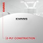Evans G2 Clear Rock Drum Head Pack with 14" Snare Batter
