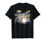 Abstract Art Drums T-Shirt for Musicians