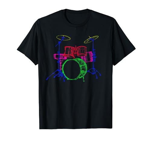 80s Drumming Gift Drum Instrument T-shirt