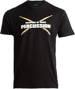 Funny Drummer Music Band T-Shirt | XL Black