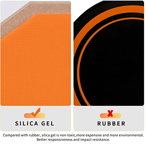 AKLOT 12" Silica Gel Drum Practice Pad Set