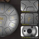 AKLOT Steel Tongue Drum - 10 Inches, 11 Notes