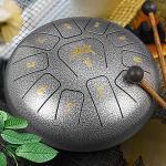 AKLOT Steel Tongue Drum - 10 Inches, 11 Notes