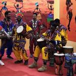 AKLOT African Djembe Drum, 9.5'' x 20'' (Red)