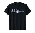 Drum Heartbeat Lifeline Music Lover Gift T-Shirt