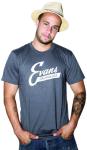 Evans Vintage Logo Tee, Gray, Large