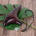 AKLOT Smokey Straw Fired Ceramic Ocarina Kit
