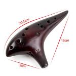 AKLOT Smokey Straw Fired Ceramic Ocarina Kit