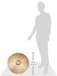 Paiste 22" Light Ride Cymbal, Signature Traditionals