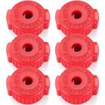 Facmogu Red Placstic Cymbal Mates Drum Replacement Kit