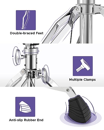 Starfavor Drum Throne with Adjustable Height and Padded Seat