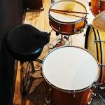 EASTROCK Drum Throne - Adjustable, Padded Motorcycle Style