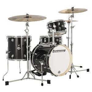 Ludwig Breakbeats Questlove 4-piece Drum Kit - Black Sparkle