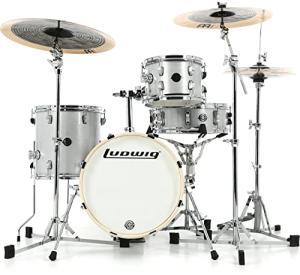Ludwig Breakbeats 2022 Questlove 4pc Shell Pack - Silver Sparkle