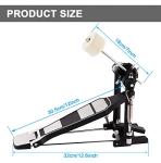 Double Chain Bass Drum Pedal with Beater Stick