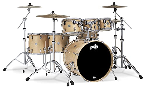 PDP DW 7-Piece Concept Maple Shell Pack - Natural