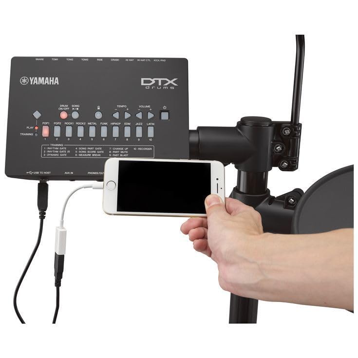 Yamaha DTX402K Electronic Drum Kit with Silent Kick Pedal